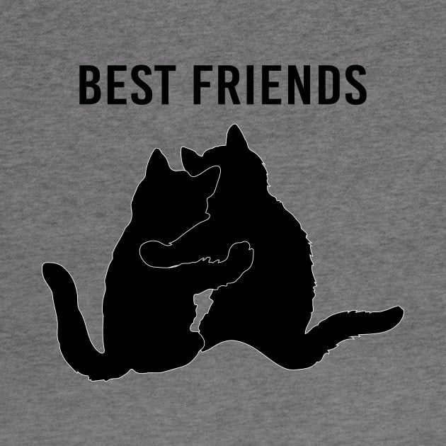 Best friends - black cats by NotesNwords
